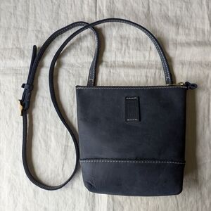 Portland Leather Goods Festival Bag Crossbody - Deep Water Blue